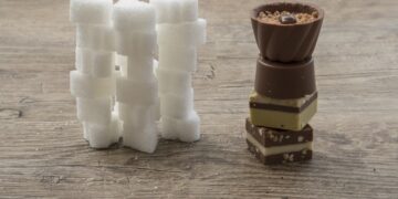 Zuckerkonsum und Bewegungsmangel führen zu einer Zuname des Gewichts bei Kindern.