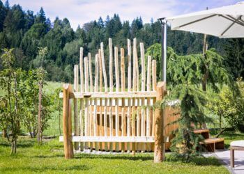 Windschutz im Garten