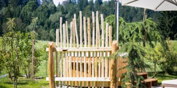 Windschutz im Garten